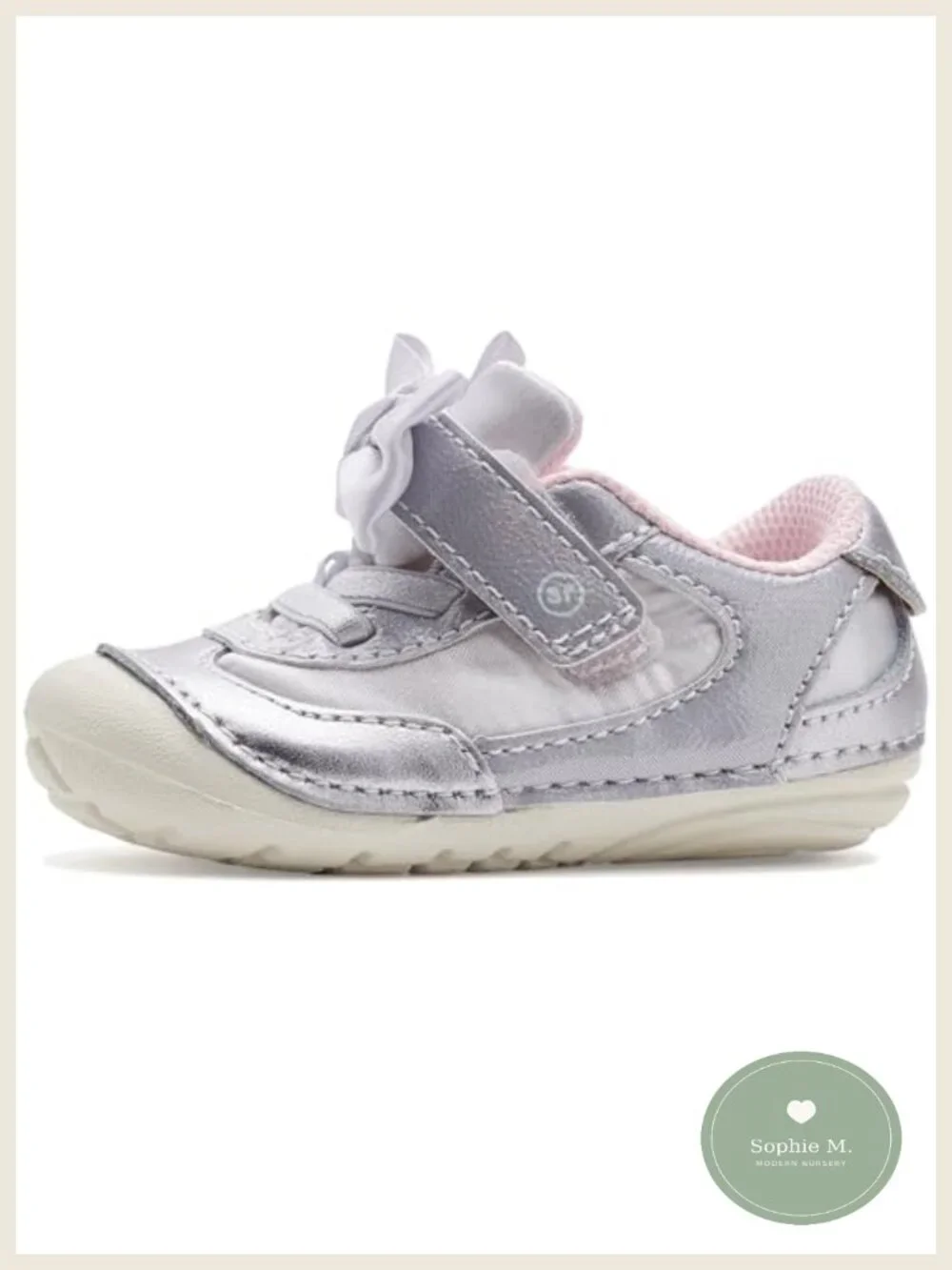 Toddler First Walker Sneakers Soft Motion Hook & Loop APMA Approved